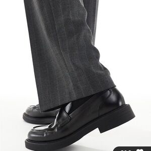 New in Box ASOS Truffle Collection Black Loafers Women Size 9